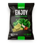 Chipsy zemiakové so špenátom a cesnakom 40 g   JOXTY ENJOY CHIPS