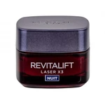 L´Oréal Paris Revitalift Laser X3 50 ml nočný pleťový krém pre ženy na veľmi suchú pleť; proti vráskam; spevnenie a lifting pleti