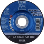 PFERD 62211737 E 115-7 ZIRKON SGP STEEL brúsny kotúč lomený  115 mm 22.23 mm 10 ks