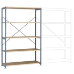 Manuflex RP1029.2001 základný modul regálu oddelenia 200 kg (š x v x h) 1220 x 2000 x 800 mm ocel práškovo lakované červ