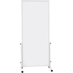 Maul maticová doska MAULsolid easy2move (š x v) 75 cm x 180 cm biela plastový obojstranne použiteľná, vr. sady koliesok