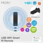 Moes Tuya Infrared WiFi Remote Controller Wireless USB IR for IR TV Fan Switch Smart Home Automation Support Alexa