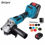 Drllpro 800w 21v 5 Inch 10000rpm 6000mah Lithium Battery Electric Polisher For Car Polishing Clean The Sink And Tub Sand
