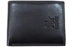Pánská kožená peněženka Polo Club - černá