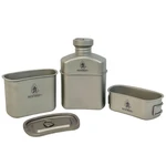 PATHFINDER SCHOOL Titanová sada na vaření PATHFINDER Titanium Canteen Cooking Set