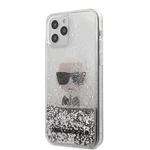 Tok Karl Lagerfeld Liquid Glitter Iconic  iPhone 12/12 Pro, silver