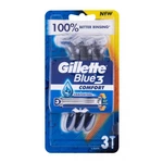 Gillette Blue3 Comfort 3 ks holicí strojek pro muže