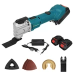 25mm 6 Speed Brushless Rechargeable Angle Grinder Cordless Electric Grinder Polishing Machine Oscillating Tool W/1pc/2pc