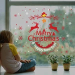 Miico XL830 Christmas Sticker Home Decoration Sticker Window and Wall Sticker Shop Decorative Stickers