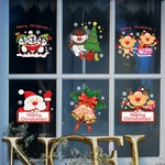 Miico SK9108 Christmas Sticker Window Cartoon Penguin Pattern Wall Stickers Removable For Room Decoration