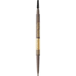 Eveline Cosmetics Micro Precise vodeodolná ceruzka na obočie s kefkou 2 v 1 odtieň 02 Soft Brown 4 g