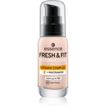 Essence Fresh & Fit tekutý make-up odtieň 20 Fresh Nude 30 ml