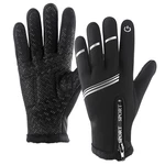 ROCKBROS S175Touch Screen Antislip Waterproof Gloves Reflective Cycling Bicycle Bike Gloves Winter Warm Gloves Sports
