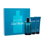 Davidoff Cool Water darčeková kazeta toaletná voda 125 ml + balzam po holení 75 ml + sprchovací gél 75 ml pre mužov