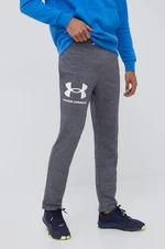 Tepláky Under Armour 1361644 pánske, šedá farba, jednofarebné