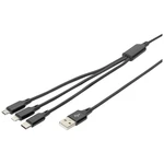 Digitus #####USB-Ladekabel  #####Apple Lightning Stecker , #####USB-A Stecker, #####USB-C™ Stecker, #####USB-Micro-B Ste