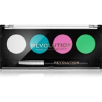 Makeup Revolution Graphic Liners oční linky se štětečkem odstín Pastel Dream 5,4 g