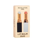 Revolution Pro Lip Balm Duo darčeková kazeta balzam na pery Clear Lip Balm 2,7 g + balzam na pery Tinted Lip Balm 2,7 g pre ženy