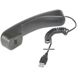 USB šnúrové telefónne slúchadlo Digitus Skype DA-70772