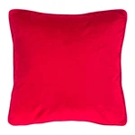 Červený vankúš Tiseco Home Studio Velvety, 45 x 45 cm