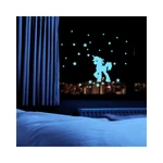 Svietiaca samolepka Fanastick Unicorn With Stars