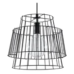 Čierne závesné svietidlo Nice Lamps Darla