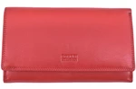 Dámská kožená peněženka Coveri - červená