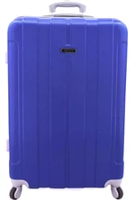 Cestovní kufr skořepinový na čtyřech kolečkách Agrado (M) 60l - středně modrá (M)