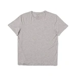 Organic Basics Tričko Organic Basics TENCEL™ Lite Crew Tee - šedá melanž - S