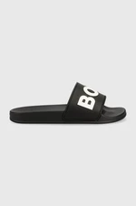 Pantofle BOSS Kirk dámské, černá barva, 50488941