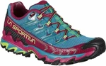 La Sportiva Ultra Raptor II Woman Red Plum/Topaz 38,5 Trailová běžecká obuv
