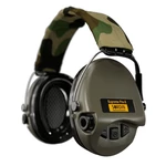 Elektronické chrániče sluchu Supreme Pro-X Sordin®, textilný náhlavník – Zelená (Farba: Zelená)