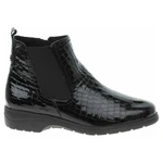 Dámske poločižmy Caprice 9-25355-29 black croco pa. 40