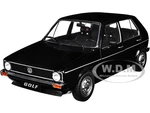 1983 Volkswagen Golf L Black 1/18 Diecast Model Car by Solido