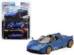 Pagani Huayra Roadster Blue Francia "U.S.A. Exclusive" Limited Edition to 4800 pieces Worldwide 1/64 Diecast Model Car by True Scale Miniatures