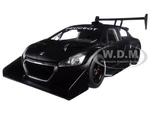 2013 Peugeot 208 T16 Pikes Peak Race Car Plain Black Version 1/18 Model Car by Autoart