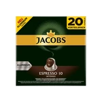 Kapsule pre espressa Jacobs Espresso intenzita 10, 20 ks kapsuly do kávovaru Nespresso® • hliníkové kapsuly • kvalitné zrná arabiky • tóny kávy robust