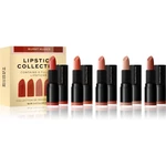 Revolution PRO Lipstick Collection saténová rtěnka dárková sada odstín Burnt Nudes 5x3,2 g