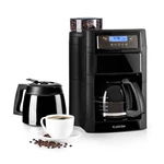 Kávovar Klarstein Aromatica II Duo čierny kávovar na prekvapkávanú kávu • 5 hrubostí mletia • 3 intenzity • 2-10 šálok • permanentný pozlátený filter 
