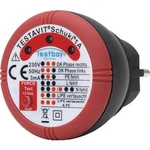 Tester zásuvek Testboy Schuki® 1A 230 V/AC Doutnavky