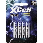 Mikrotužková baterie AAA lithiová XCell XTREME FR03/L92, 1.5 V, 4 ks