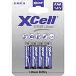 Mikrotužková baterie AAA lithiová XCell XTREME FR03/L92, 1.5 V, 4 ks