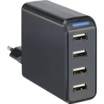 USB nabíječka VOLTCRAFT VC-11331780, nabíjecí proud 4800 mA, černá