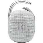 Bluetooth® reproduktor JBL Clip 4 vodotěsný, prachotěsný, bílá