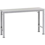 Manuflex AU8129.9006 Pracovní Přístavný stůl univerzální speciální s PVC dekorační deska, Šxhxv = 2000 x 1000 x 722-1022 mm