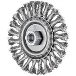 Kulatý kartáč KŮŇ, 115 x 22 mm, tloušťka drátu 0,35 mm Se závitem M14 PFERD POS RBG 11512/M14 INOX 0,35, 43312004, 1 ks