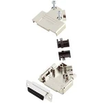 Sada D-SUB zásuvková lišta TRU COMPONENTS TCD45PKM15HDS26K, 45 °, pólů 26, pájecí kalíšek, 1 ks