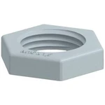 Pojistná matka OBO Bettermann 116 M16 SGR PA, 2048760, PG16, plast, tmavě šedá , 100 ks