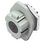 Zásuvku s přírubou série 570 Binder 09 1724 000 12, kulatý konektor DIN, Provedení konektoru: přírubová zásuvka 12, 1 ks