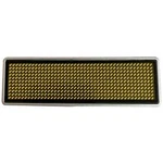LED štítek se jménem 125912 125912, 125912, 44 x 11 Pixel, (š x v x h) 93 x 30 x 6 mm, oranžová